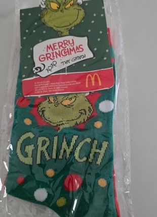 Calza Grinch, brand: McDonald's, condizioni: Nuovo senza cartellino, taglia: Taglia unica, €3.90, €4.80 include la Protezione acquisti