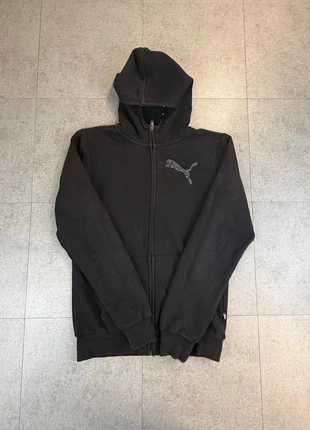 Puma hoodie noir 15-16 ans - sweat à capuche logo – ado / teen #64, marca: Puma, estado: Muy bueno, tamaño: 16 años /176 cm, 15,00 €, 16,45 € Protección al comprador incluida