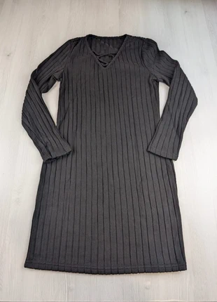 Robe d’hiver Pull long Moulant Croisé Cotelé Shein Noir Taille M, brand: Shein, condition: Very good, size: M / 38 / 10, €7.50, €8.58 includes Buyer Protection