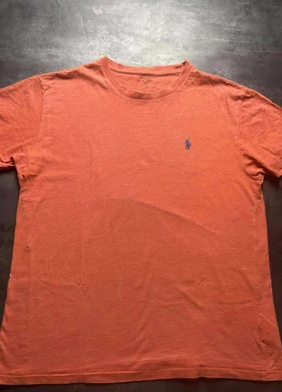 T-shirt Polo Ralph Lauren orange logo brodé bleu – Taille M, brand: Ralph Lauren, condition: Very good, size: M, €9.00, €10.15 includes Buyer Protection