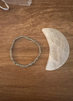 Lune sélénite + bracelet de labradorite, brand: labradorite, condition: New without tags, €12.00, €13.30 includes Buyer Protection