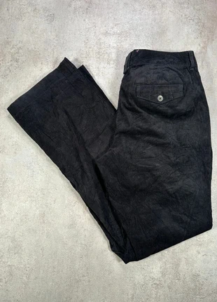 Pantalon Vintage En Velours Côtelé / Corduroy Eddie Bauer noir coupe droite taille 8, brand: Vintage Dressing, condizioni: Ottime, taglia: XL / IT 46 / EU 42, €10.00, €11.20 include la Protezione acquisti Pro