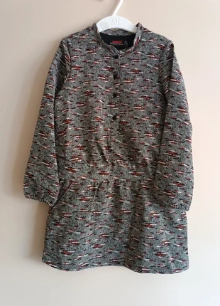 Robe Catimini fille 6 ans élégante motif graphique chic noir rouge grise coupe moderne design France, brand: Catimini, condition: New with tags, size: 6 years / 116 cm, €10.00, €11.20 includes Buyer Protection
