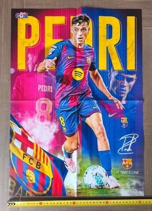 Poster neuf Pedri FC Barcelona España football Camp Nou leyenda star champion Spain, état: Comme neuf, 3,00 €, 3,85 € Protection acheteurs incluse