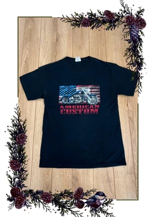 T-shirt Moto USA Homme M American Custom Drapeau Américain Noir, brand: Sonoma, condition: Very good, size: M, €10.50, €11.73 includes Buyer Protection