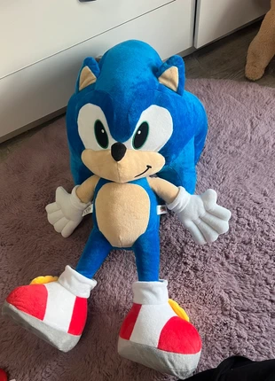 Sonic knuffel groot!, merk: Sonic the Hedgehog, staat: Nieuw zonder prijskaartje, maat: Universeel, € 25,00, € 26,95 inclusief Kopersbescherming