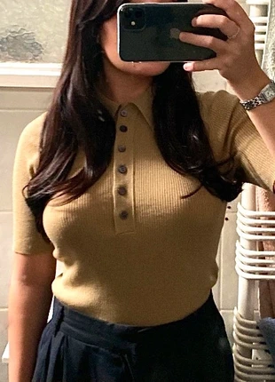 Top marron, marque: Vintage Dressing, état: Très bon état, taille: XS / 34 / 6, 6,00 €, 7,00 € Protection acheteurs incluse