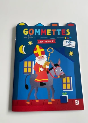 Livre gommettes St Nicolas neuf, merk: Ballon, staat: Nieuw met prijskaartje, maat: 3 jaar / 98 cm, € 3,00, € 3,85 inclusief Kopersbescherming