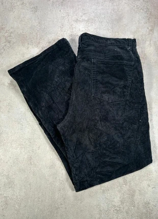 Pantalon Vintage En Velours Côtelé / Corduroy Jones New York noir mate taille 14P, marca: Vintage Dressing, estado: Muito bom, tamanho: XL / 42 / 14, €13.00, €14.35 inclui Proteção do Comprador Pro