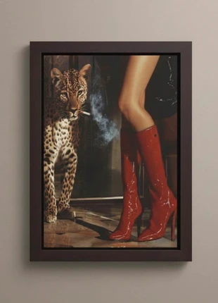 Canvas Poster 30 x 40 Zonder Lijst, merk: unknown, staat: Heel goed, € 20,00, € 21,70 inclusief Kopersbescherming Pro