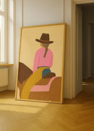 Cowgirl Poster, marque: Zilt, état: Bon état, 10,00 €, 11,20 € Protection acheteurs (Pro) incluse