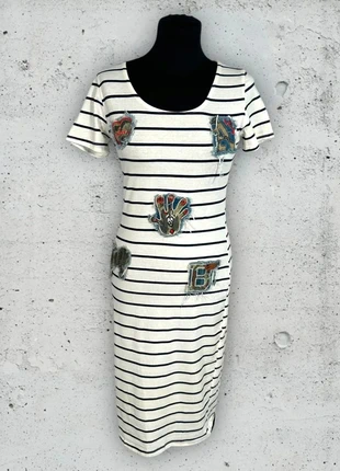 Robe Golden Days rayée blanche et noire taille S M / 36 / 8 - 38 / 10, brand: Golden Days, condition: Very good, size: M / 38 / 10, €5.00, €5.95 includes Buyer Protection Pro