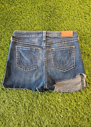 True Religion Y2K Vintage Denim Mini Shorts - Rare Stitching!, marque: True Religion, état: Très bon état, taille: XXL / 44 / 16, 4,00 €, 4,90 € Protection acheteurs incluse