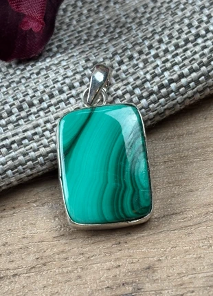 Superbe pendentif malachite ., état: Très bon état, 14,00 €, 15,40 € Protection acheteurs (Pro) incluse