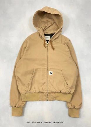 Veste Carhartt wip Beige Authentique W' Active Jacket Workwear Denim Coat - Taille S #1742, brand: Carhartt, condition: Very good, size: S / 36 / 8, €109.00, €115.15 includes Buyer Protection Pro
