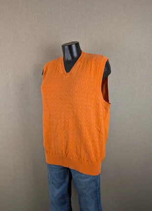 Tommy Hilfiger Femme | Pull Torsadé sans manches Orange | Taille M (FR 38/40)| TH018, marke: Tommy Hilfiger, zustand: Gut, größe: M / 38 / 10, 6,90 €, 7,95 € inklusive Vinted-Käuferschutz