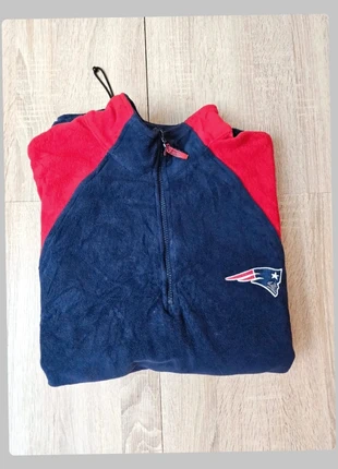 Polaire NFL Bleu Marine / Rouge L-XL Vintage avec logo brodé, merk: NFL, staat: Heel goed, maat: L, € 22,50, € 24,33 inclusief Kopersbescherming