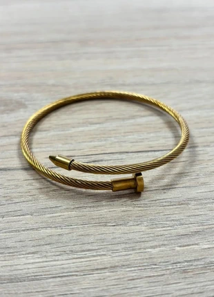 Bracelet jonc clou acier inoxydable, brand: Boutique indépendante, condition: Very good, €9.00, €10.15 includes Buyer Protection Pro