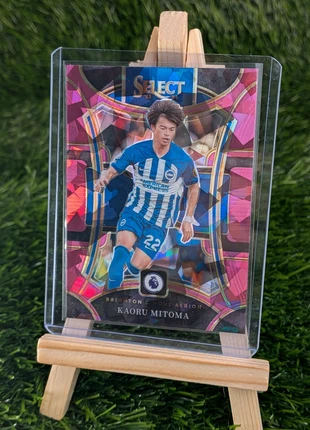 Kaoru Mitoma Brighton pink ice panini select Prem, brand: Panini, condition: New without tags, £2.00, £2.80 includes Buyer Protection Pro