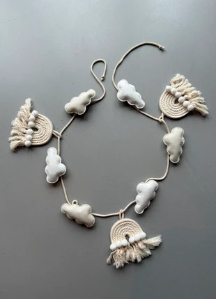 Regenboog wolken slinger baby kamer, merk: Ginger Ray, staat: Goed, € 4,00, € 4,90 inclusief Kopersbescherming