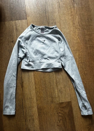 Crop top manche longue gymshark, brand: Gymshark, condition: Very good, size: S / 36 / 8, €10.00, €11.20 includes Buyer Protection