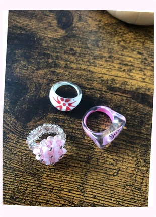 Lot de 3 bagues, marque: Vintage, état: Très bon état, taille: 19 mm, 3,00 €, 3,85 € Protection acheteurs (Pro) incluse