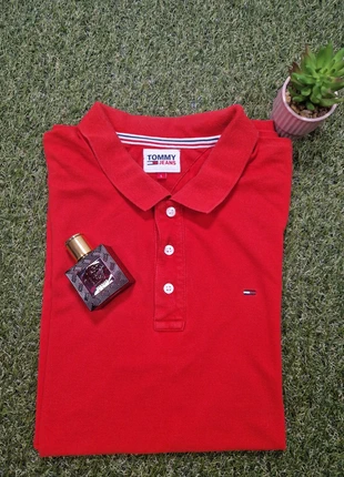 Tommy Jeans Poloshirt Rot Vintage Größe L, brand: Tommy Jeans, condizioni: Ottime, taglia: L, €21.00, €22.75 include la Protezione acquisti