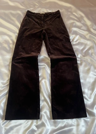 Pantalon en velours marron Sézane coupe vintage made in France, marque: Sézane, état: Très bon état, taille: XS / 34 / 6, 54,00 €, 57,40 € Protection acheteurs (Pro) incluse