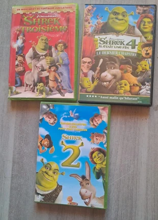 Lot de 3 DVD Shrek – Complet, zustand: Gut, 10,00 €, 11,20 € inklusive Vinted-Käuferschutz