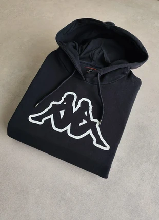 Sweat à Capuche Kappa Noir - Logo Géant Brodé - Homme Taille M, marque: Kappa, état: Très bon état, taille: M, 18,00 €, 19,60 € Protection acheteurs incluse