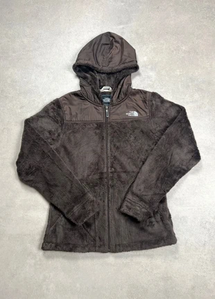 Veste polaire à capuche pilou pilou moumoute femme The North Face marron taille S logo brodé, brand: The North Face, condition: Very good, size: S / 36 / 8, €18.00, €19.60 includes Buyer Protection
