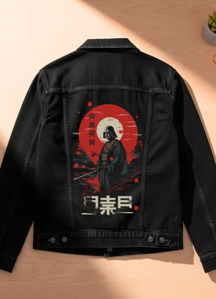 Veste Denim Custom - Jujutsu Kaisen Gojo Taille L Neuf, marque: Star Wars, état: Neuf sans étiquette, taille: L, 140,00 €, 147,70 € Protection acheteurs (Pro) incluse