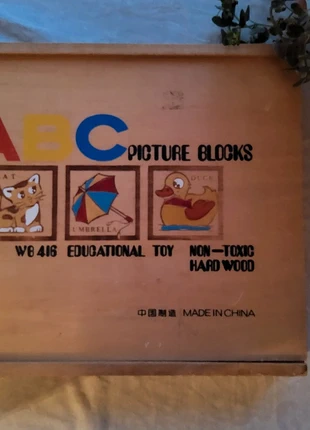 Alphabet éducatif anglais en bois massif 🦆, brand: Inconnu, condition: Very good, size: 4 years / 104 cm, €20.00, €21.70 includes Buyer Protection