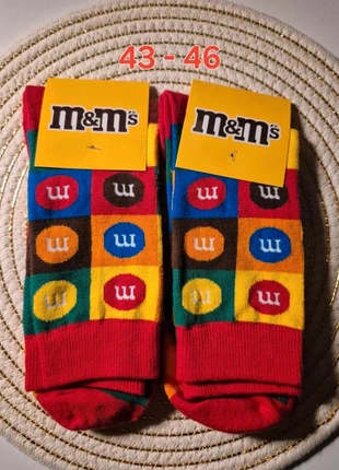 Lot de chaussettes M&M's x2, marque: M&M's, état: Neuf avec étiquette, taille: M | 43–46, 5,00 €, 5,95 € Protection acheteurs incluse