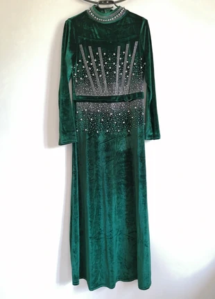 Robe longue oriental femme M / 38 neuf vert, condition: New with tags, size: M / 38 / 10, €30.00, €32.20 includes Buyer Protection