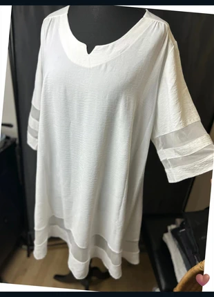 top femme robe femme neuf blanche taille 54 taille 56 tunique femme lot femme, marque: Boutique Parisienne, état: Neuf avec étiquette, taille: 8XL / 56 / 28, 17,50 €, 19,08 € Protection acheteurs (Pro) incluse