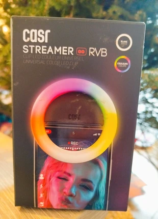 Light Ring pour smartphone - CASR Streamer RVB, état: Neuf avec étiquette, 4,00 €, 4,90 € Protection acheteurs incluse