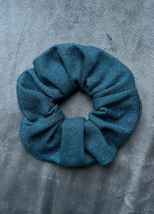 Chouchou scrunchie bleu brillant - fait main, marca: Fait Main, estado: Nuevo sin etiquetas, 2,90 €, 3,75 € Protección al comprador incluida
