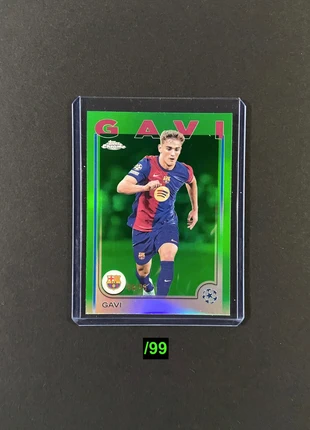 Gavi Topps Chrome UCC 2024-25 Numbered Green Card /99 FC Barcelona, merk: Topps, staat: Nieuw zonder prijskaartje, € 3,99, € 4,89 inclusief Kopersbescherming