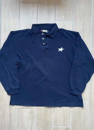 Polo Euro Sport Crew longues manches classic vintage style 90s taille XL marine blanc, marca: Vintage Dressing, estado: Muito bom, tamanho: L, €14.00, €15.40 inclui Proteção do Comprador