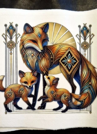 coupon couture renards, marque: TISSU, état: Neuf sans étiquette, 1,70 €, 2,49 € Protection acheteurs incluse