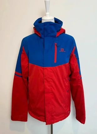 Veste de ski femme – Salomon – taille S - bleu/rouge – comme neuve, marque: Salomon, état: Très bon état, taille: S / 36 / 8, 75,00 €, 79,45 € Protection acheteurs incluse