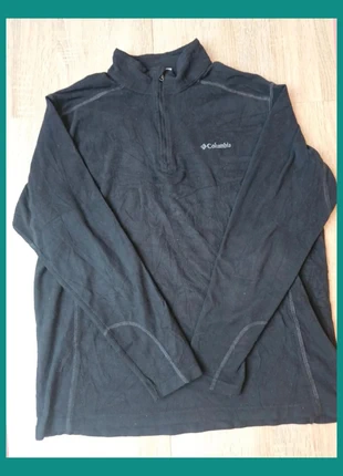 Polaire Columbia Noir XL Col Zippé avec logo brodé, marque: Columbia, état: Très bon état, taille: XL, 26,50 €, 28,53 € Protection acheteurs incluse