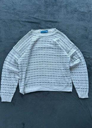 Pull vintage taille M , Town craft, Laine, fair isle, blanc et gris, marca: Vintage Dressing, estado: Muy bueno, tamaño: M, 25,00 €, 26,95 € Protección al comprador incluida