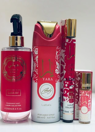 Lot Yara Candy_Parfum•Déodorant•Spray textile•roll-on, marque: Luxury, état: Neuf avec étiquette, 22,00 €, 23,80 € Protection acheteurs incluse