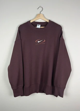 Sudadera oversize Nike marrón sin capucha, brand: Nike, condizioni: Nuovo con cartellino, taglia: M / IT 42 / EU 38, €35.90, €38.40 include la Protezione acquisti