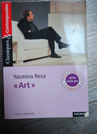 Pièce de théâtre Art de Yasmina Reza, état: Satisfaisant, 1,00 €, 1,75 € Protection acheteurs incluse