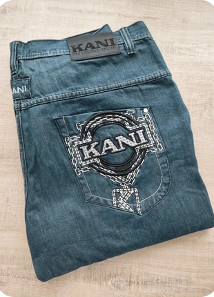 jean karl kani bleu brodé us 42/34 (fr 52) état quasi neuf, marca: Karl Kani, estado: Muito bom, tamanho: PT 52 | W42, €59.00, €62.65 inclui Proteção do Comprador Pro
