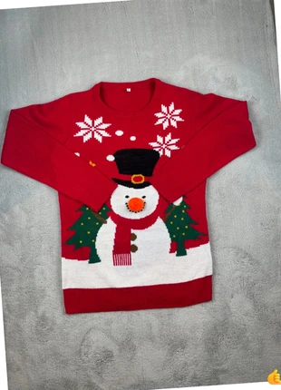 Pull noel rouge bonhomme de neige avec nez relief orange / Taille S / Très bon état / L62, marque: Vintage Dressing, état: Très bon état, taille: S, 29,00 €, 31,15 € Protection acheteurs incluse