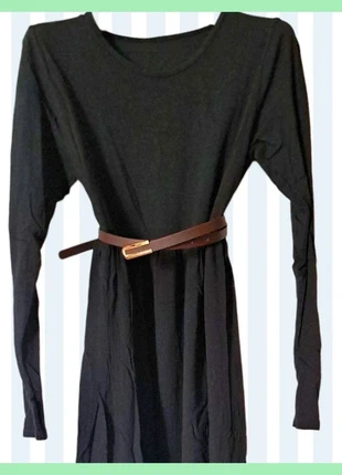 Maxi abito donna nero maniche lunghe Made in Italy L elegante, merk: Made In Italy, staat: Heel goed, maat: L / 40 / 12, € 10,00, € 11,20 inclusief Kopersbescherming